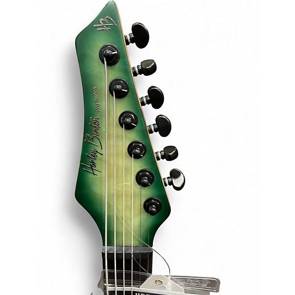 Used Harley Benton AMAROK BARITONE Green Baritone Guitars