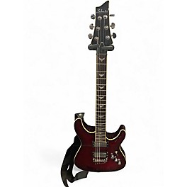 Used Schecter Guitar Research C1 Plus Candy Apple Red Solid Body Electric Guitar