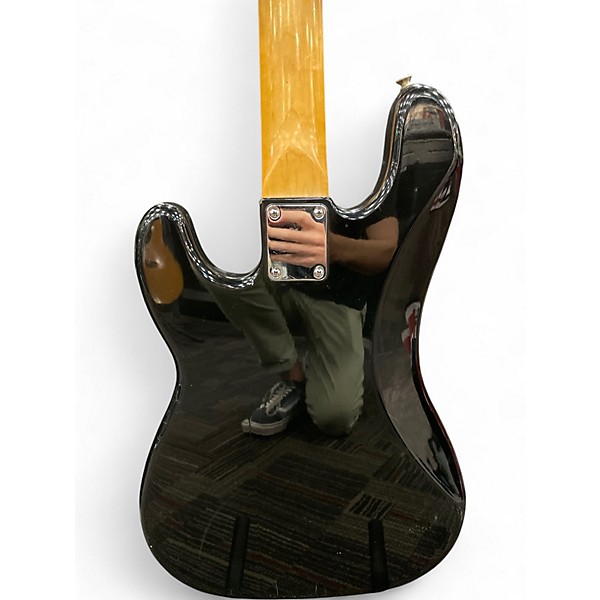 Used Squier Precision Bass Black Electric Bass Guitar