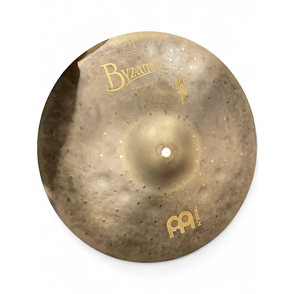 Used MEINL 14in Byzance Vintage Sand Hi Hat Top Cymbal
