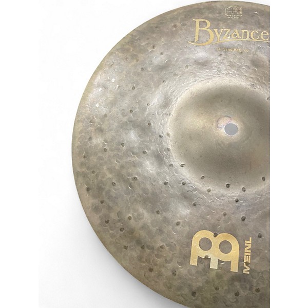 Used MEINL 14in Byzance Vintage Sand Hi Hat Top Cymbal