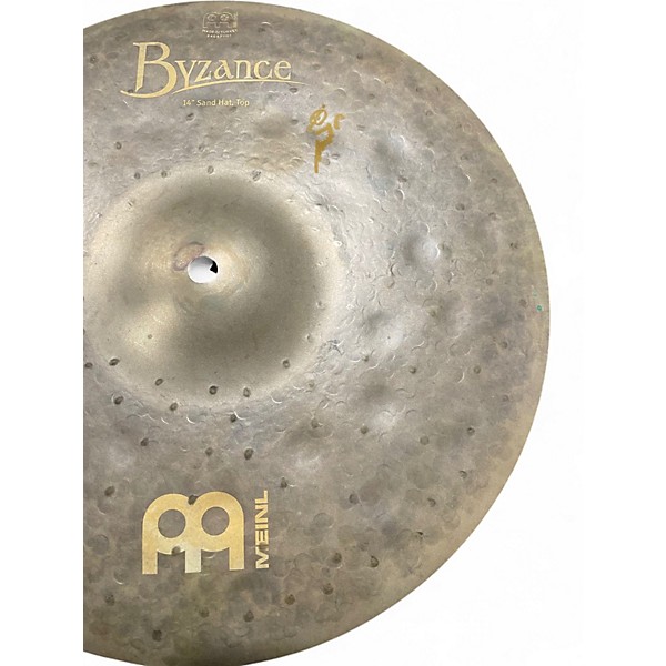 Used MEINL 14in Byzance Vintage Sand Hi Hat Top Cymbal
