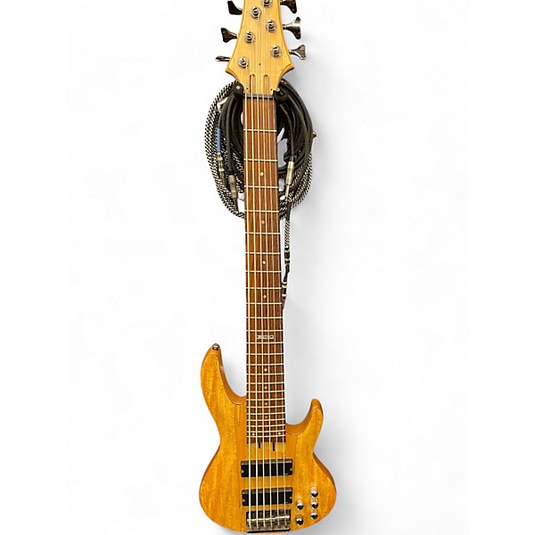 Used ESP LTD B206SM 6 String Natural Electric Bass Guitar