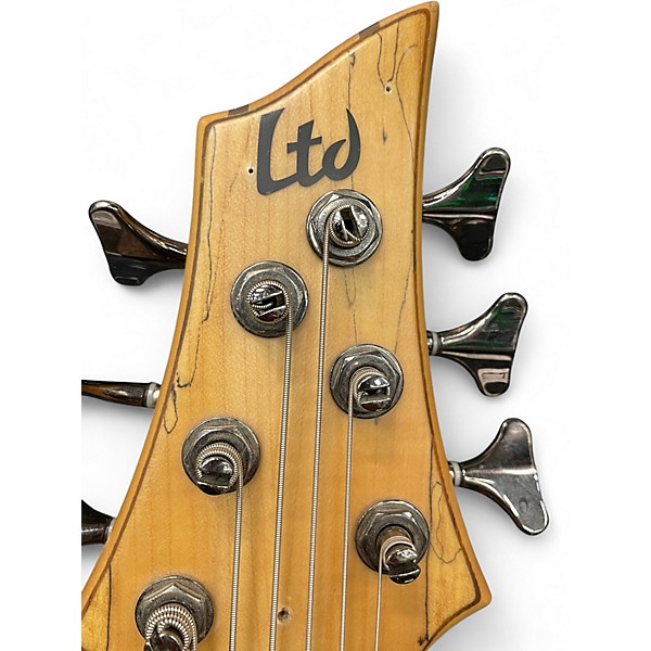 Used ESP LTD B206SM 6 String Natural Electric Bass Guitar