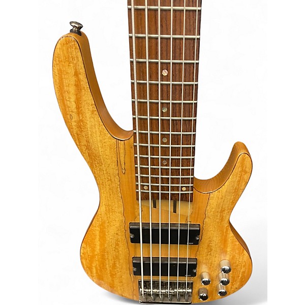 Used ESP LTD B206SM 6 String Natural Electric Bass Guitar