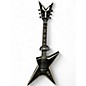 Used 2008 Dean Dime Razorback Stealth Black and Silver Solid Body Electric Guitar thumbnail