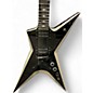 Used 2008 Dean Dime Razorback Stealth Black and Silver Solid Body Electric Guitar