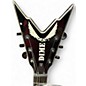 Used 2008 Dean Dime Razorback Stealth Black and Silver Solid Body Electric Guitar