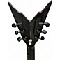 Used 2008 Dean Dime Razorback Stealth Black and Silver Solid Body Electric Guitar