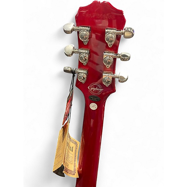 Used Epiphone Les Paul Standard Pro RED Solid Body Electric Guitar