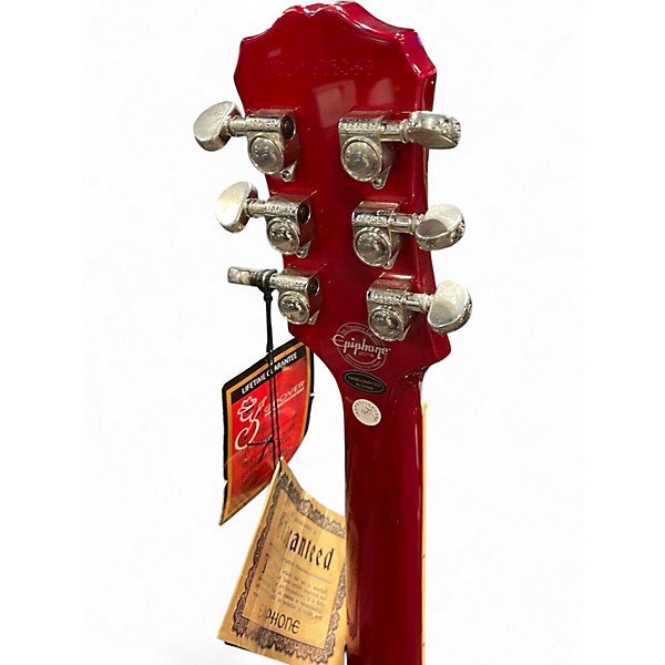 Used Epiphone Les Paul Standard Pro RED Solid Body Electric Guitar