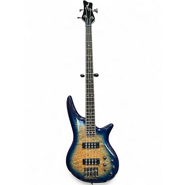 Used Jackson SPECTRA JS3Q Amber Blue Burst Electric Bass Guitar