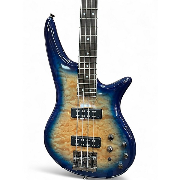 Used Jackson SPECTRA JS3Q Amber Blue Burst Electric Bass Guitar