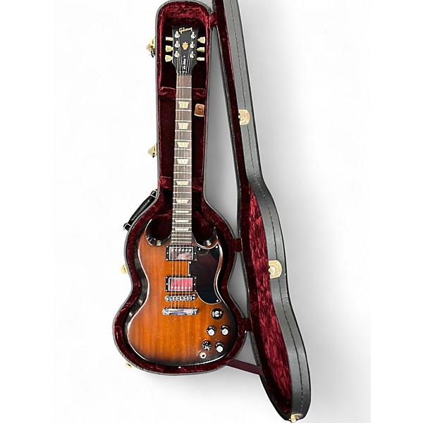 Used Gibson 1960S Tribute SG 2 Color Sunburst Solid Body Electric Guitar