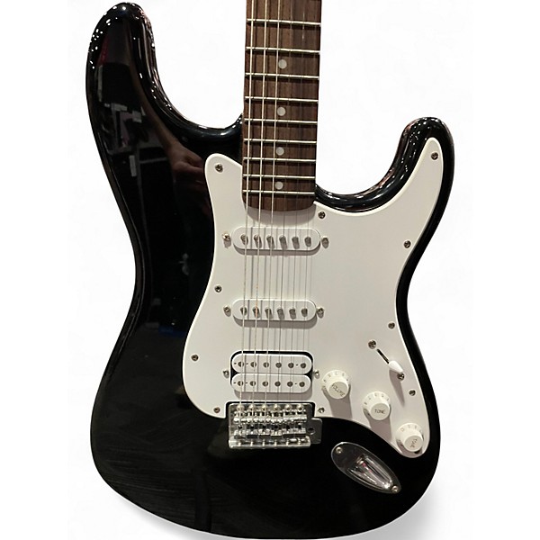 Used Squier Affinity Stratocaster Black Solid Body Electric Guitar