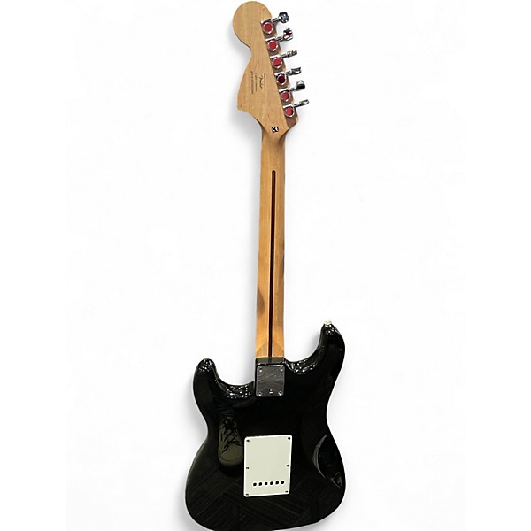 Used Squier Affinity Stratocaster Black Solid Body Electric Guitar