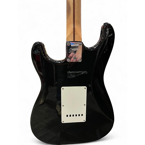 Used Squier Affinity Stratocaster Black Solid Body Electric Guitar
