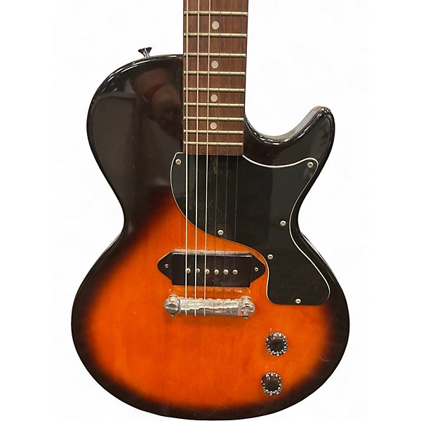 Used Epiphone Les Paul Junior 2 Color Sunburst Solid Body Electric Guitar