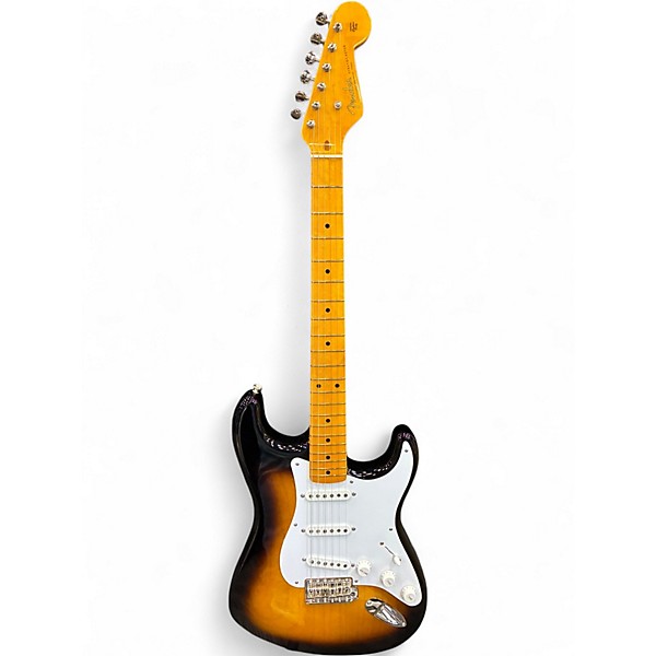 Used Fender 70th Anniversary American Vintage II 1954 Stratocaster 2 Color Sunburst Solid Body Electric Guitar