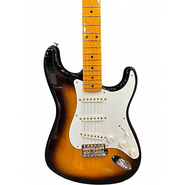 Used Fender 70th Anniversary American Vintage II 1954 Stratocaster 2 Color Sunburst Solid Body Electric Guitar