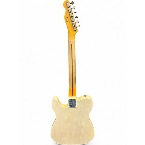 Used 2017 Fender Journeyman Twisted Telecaster Aged White Solid Body Electric Guitar