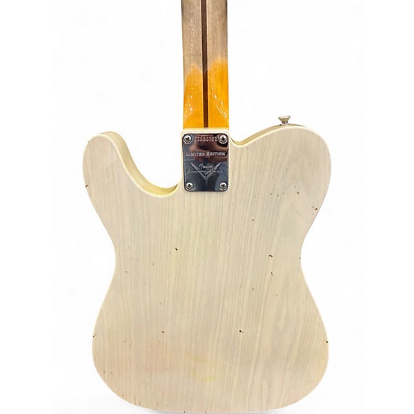 Used 2017 Fender Journeyman Twisted Telecaster Aged White Solid Body Electric Guitar