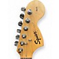 Used Squier Standard Stratocaster Black Solid Body Electric Guitar