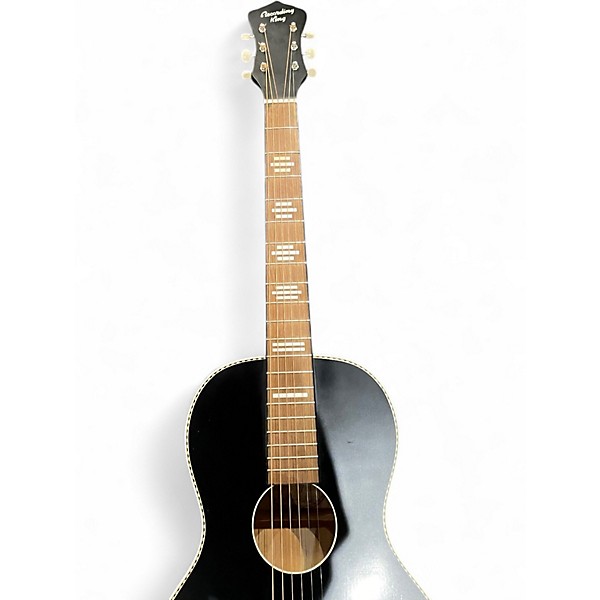 Used Recording King rps-7-mbk black Acoustic Electric Guitar