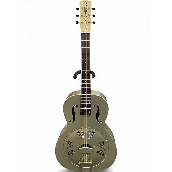 Used Gretsch Guitars G9201 Honey Dipper NICKEL PLATED BRASS Resonator Guitar