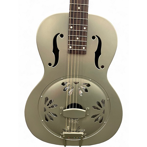 Used Gretsch Guitars G9201 Honey Dipper NICKEL PLATED BRASS Resonator Guitar