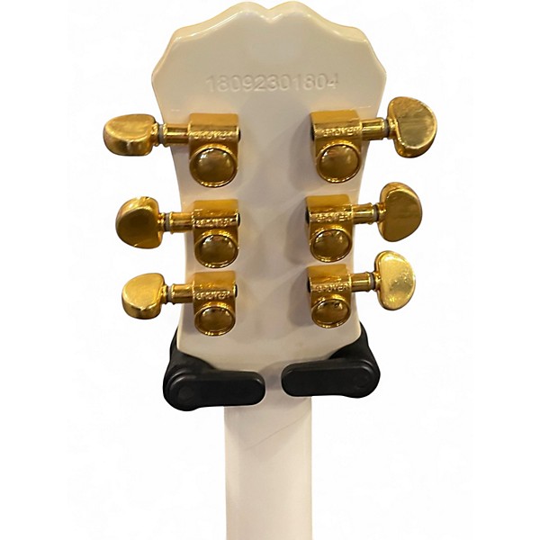 Used Epiphone Les Paul Custom Pro Alpine White Solid Body Electric Guitar