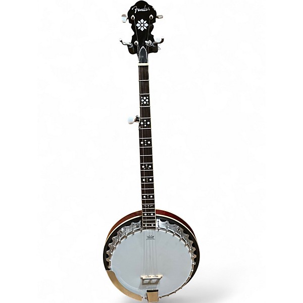 Used Fender 5-String Banjo with Resonator Natural Banjo