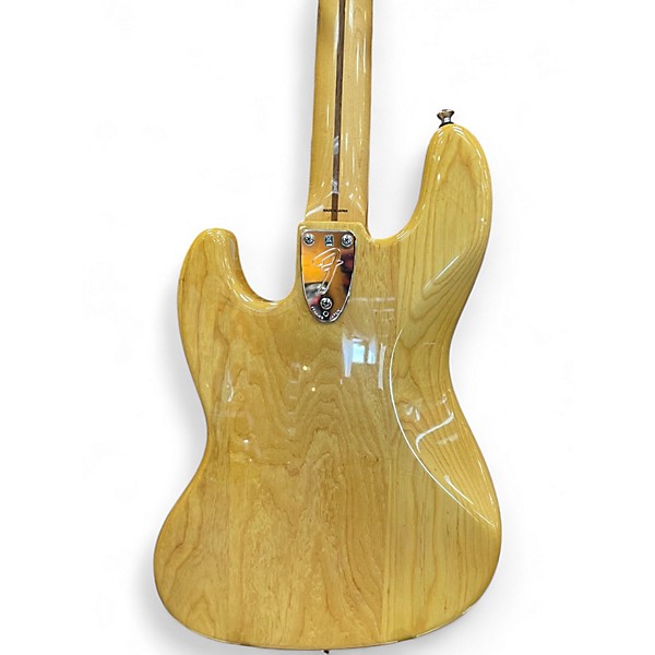 Used Fender Marcus Miller Signature Jazz Bass Natural Electric Bass Guitar