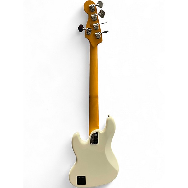 Used Fender American Ultra Jazz Bass V WHITE Electric Bass Guitar