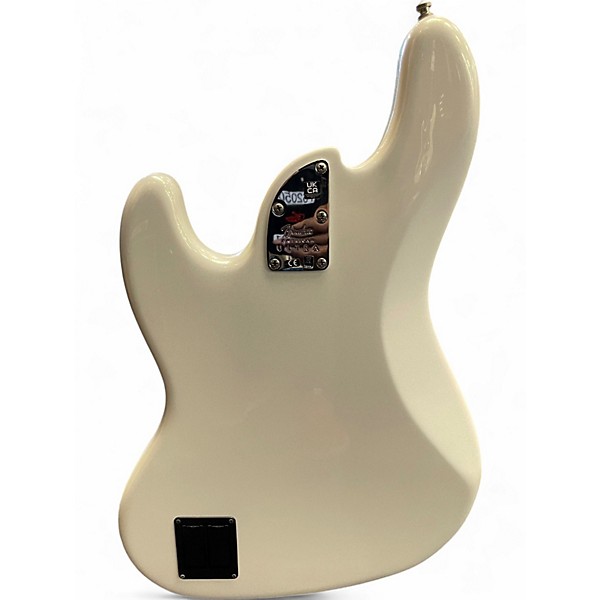 Used Fender American Ultra Jazz Bass V WHITE Electric Bass Guitar