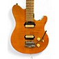 Used Sterling by Music Man Sub AX3 Axis Transparent Yellow Solid Body Electric Guitar