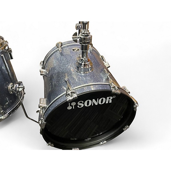 Used Sonar 4 Piece SAFARI TITANIUM QUARTZ Drum Kit