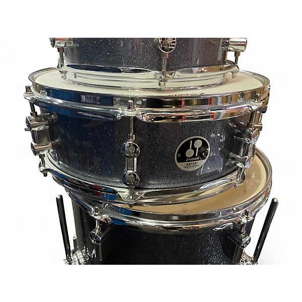 Used Sonar 4 Piece SAFARI TITANIUM QUARTZ Drum Kit