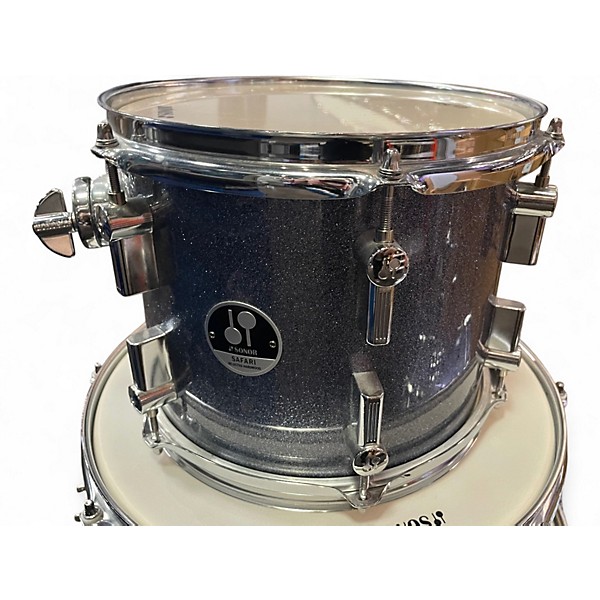 Used Sonar 4 Piece SAFARI TITANIUM QUARTZ Drum Kit