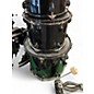 Used SPL 5 Piece drums Black Drum Kit thumbnail