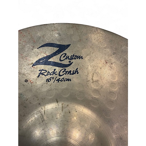 Used Zildjian 16in Z Custom Rock Crash Cymbal