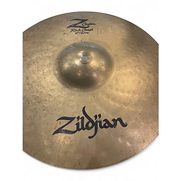 Used Zildjian 16in Z Custom Rock Crash Cymbal