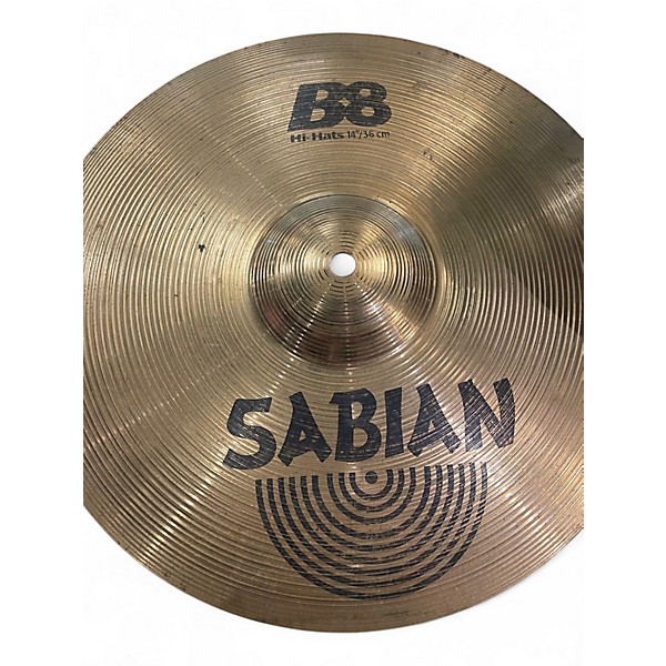 Used SABIAN 14in B8 Hi Hat Pair Cymbal