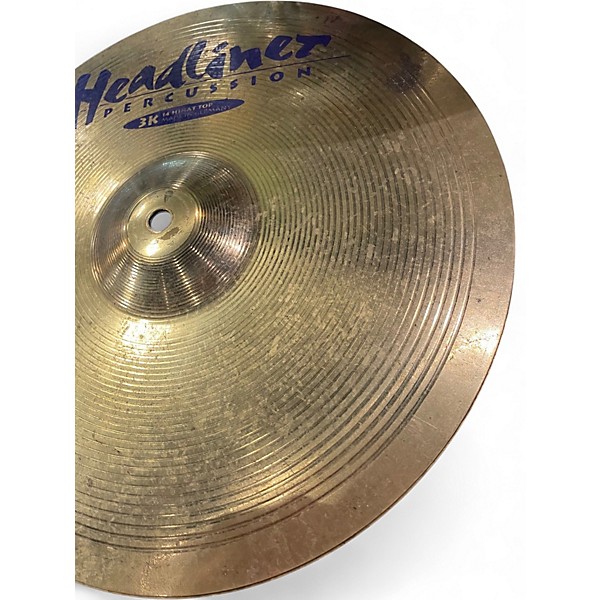 Used Headliner 14in 3k hi hat Cymbal