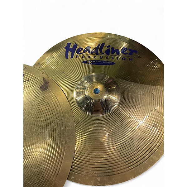 Used Headliner 14in 3k hi hat Cymbal