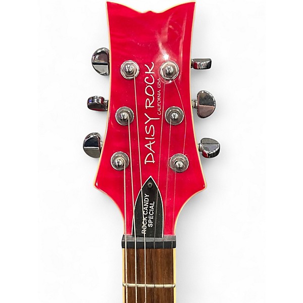 Used 2010s Daisy Rock Rock Candy Special Atomic Pink Solid Body Electric Guitar