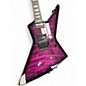 Used Schecter Guitar Research E-1 FRS Special Edition Trans Purple Solid Body Electric Guitar