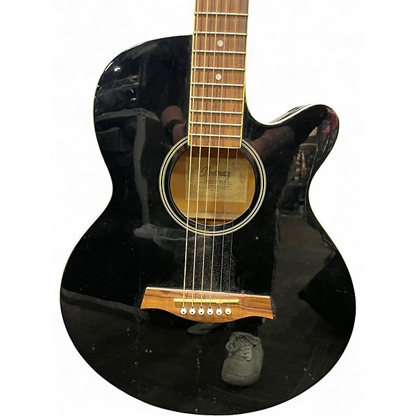 Used Ibanez AEG4JP Black Acoustic Guitar
