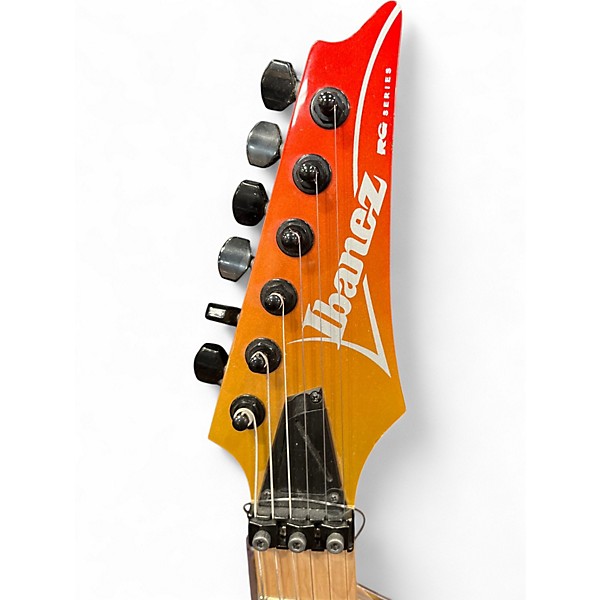 Used Ibanez RG470MB GOLD AND ORANGE Solid Body Electric Guitar