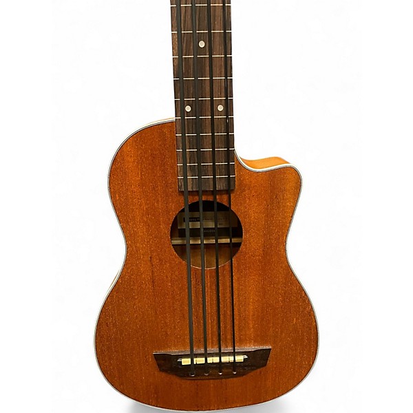 Used Kala SCOUT FL U BASS Natural Acoustic Bass Guitar